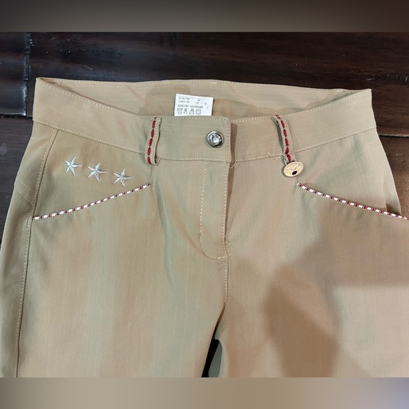 Stars & Stripes Tan Riding Breeches Equestrian with America theme ladies 27 - Picture 6 of 7